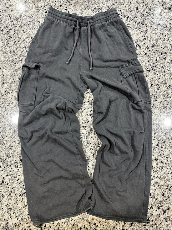 Hollister Pants - Hollister Ultra High-Rise Wide-Leg Cargo Sweatpants Pants Gray XS